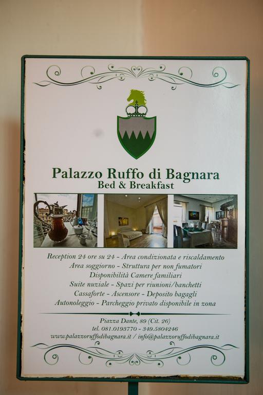 B&B Palazzo Ruffo Di Bagnara Neapel Exterior foto
